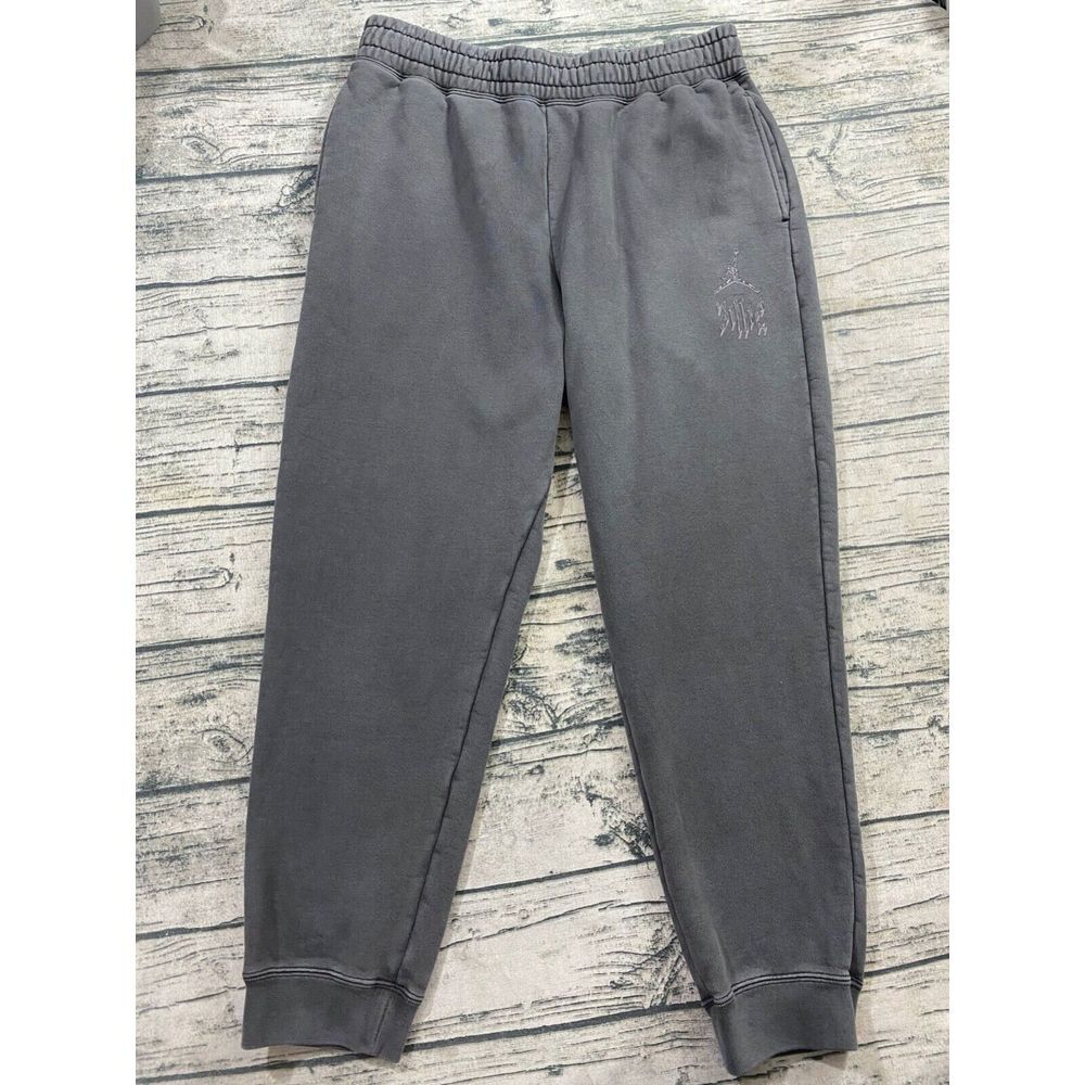 Nike Air Jordan x Billie Eilish L Track Pants Tapered Sweats Heavy Lounge Gray‎